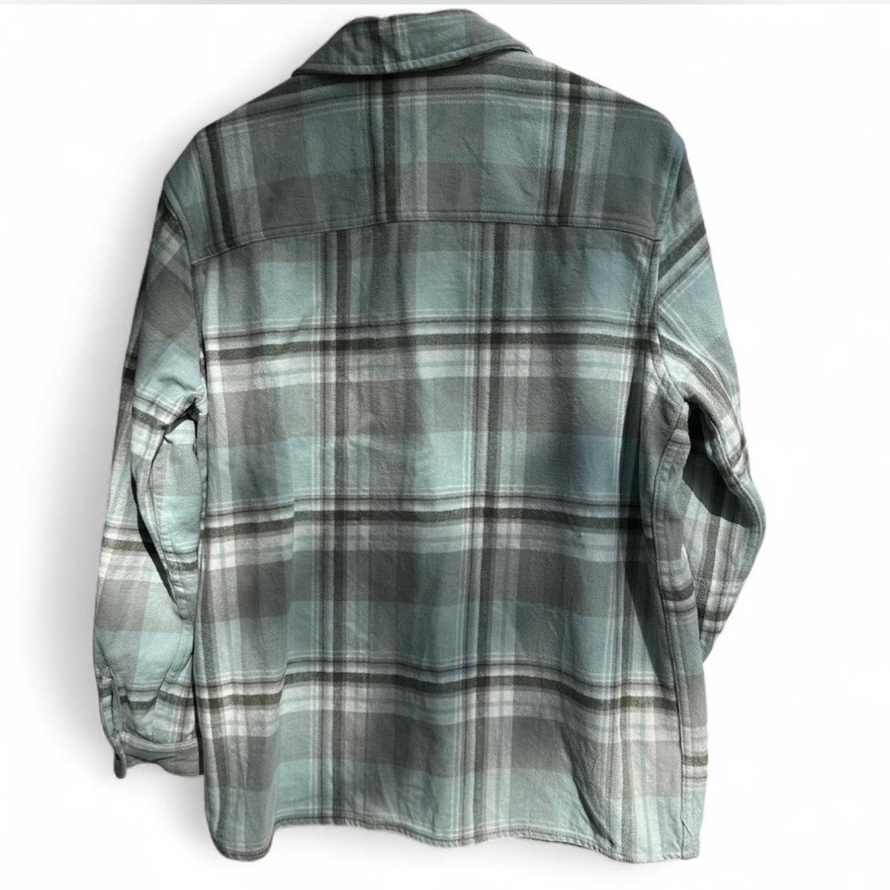 ZARA Plaid Flannel Shirt Jacket Men Large Fall Layers - Picture 2 of 6